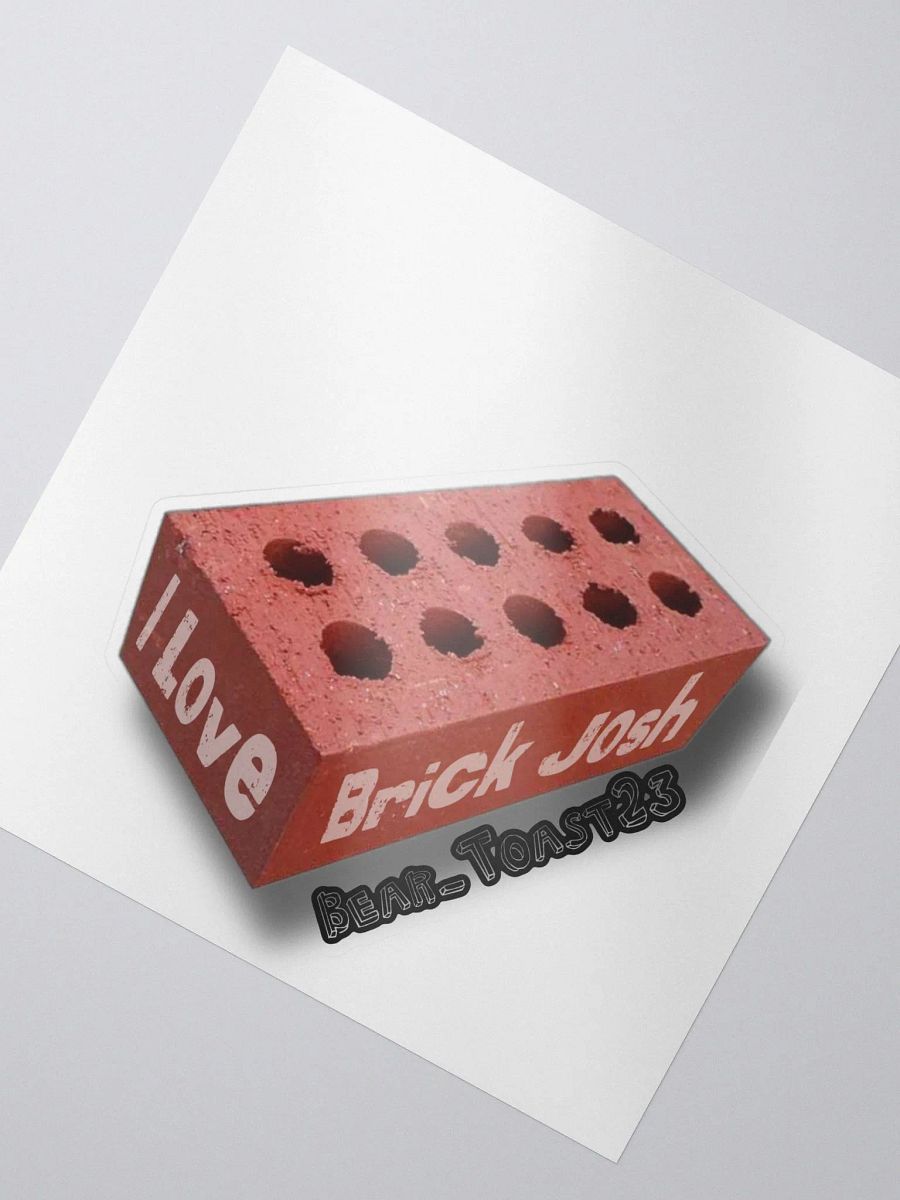 I love Brick Josh (sticker) product image (2)