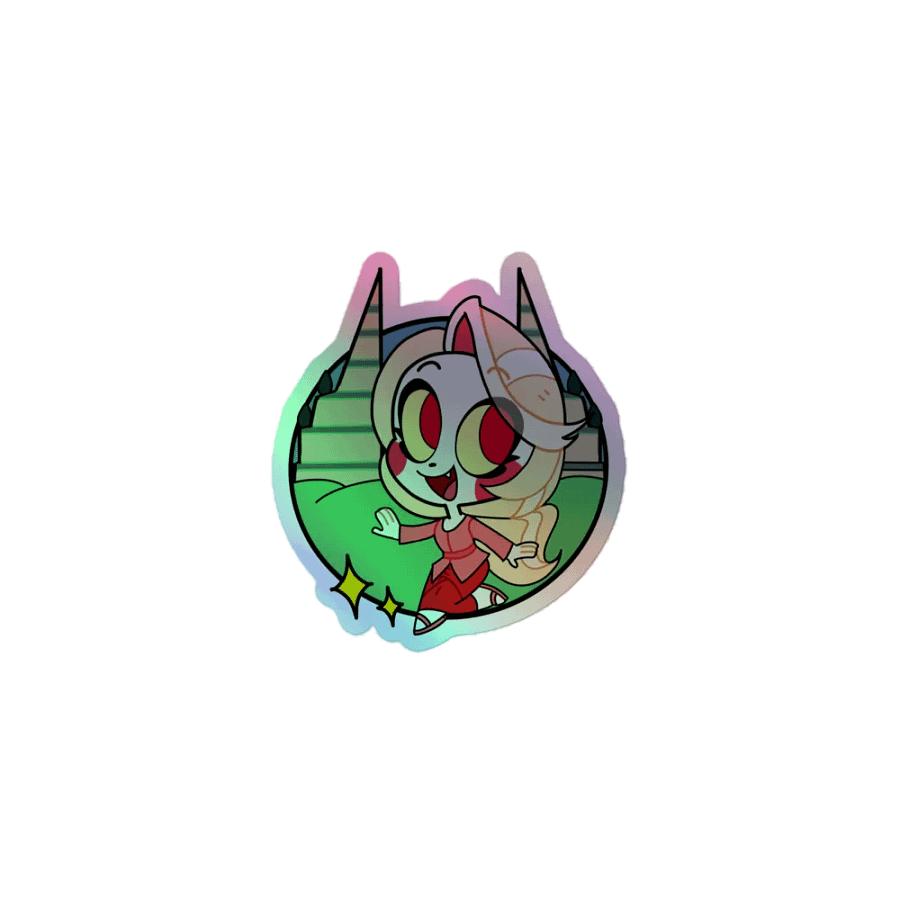 Charlie in Bali Holographic Sticker Set product image (1)
