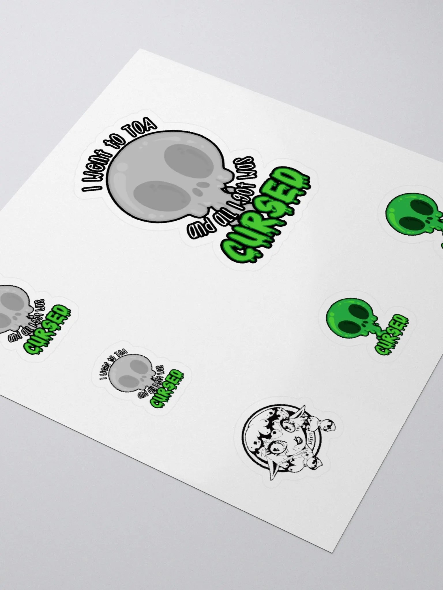 All I Got Was Cursed - Priest - Sticker Sheet product image (3)