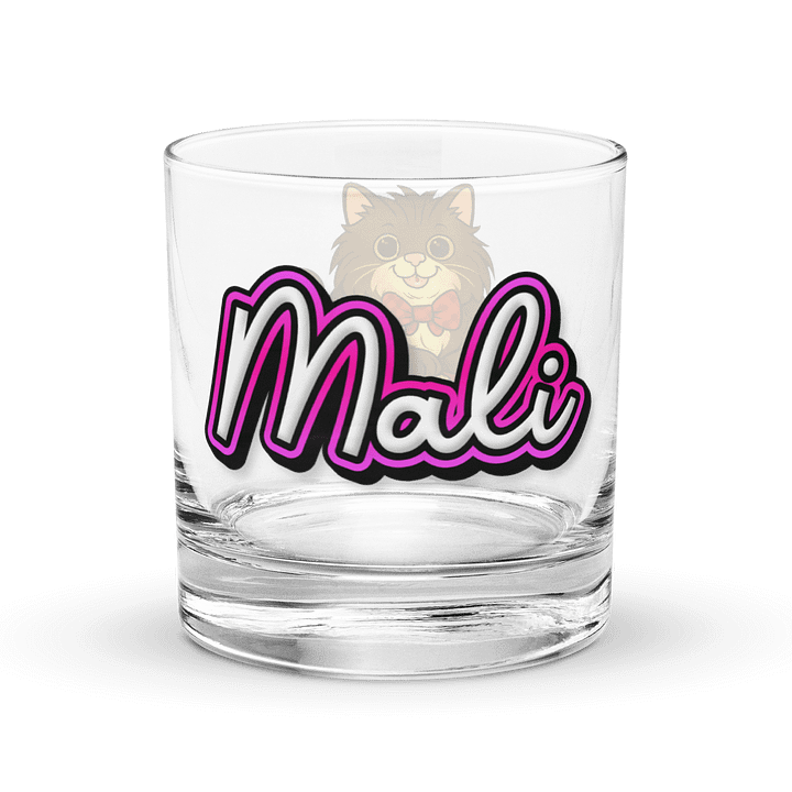 Mali the Axe Cat Rocks Glass product image (2)