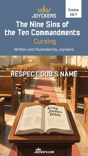 The Nine Sins of the Ten Commandments: 2. Cursing | Exodus 20:7 Explained #Joyckers

In this video, we explore the second sin...