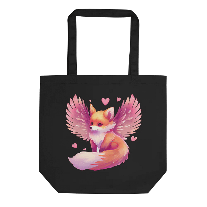 Mystical Fox Eco-Tote: Carry Enchantment Everywhere! product image (2)