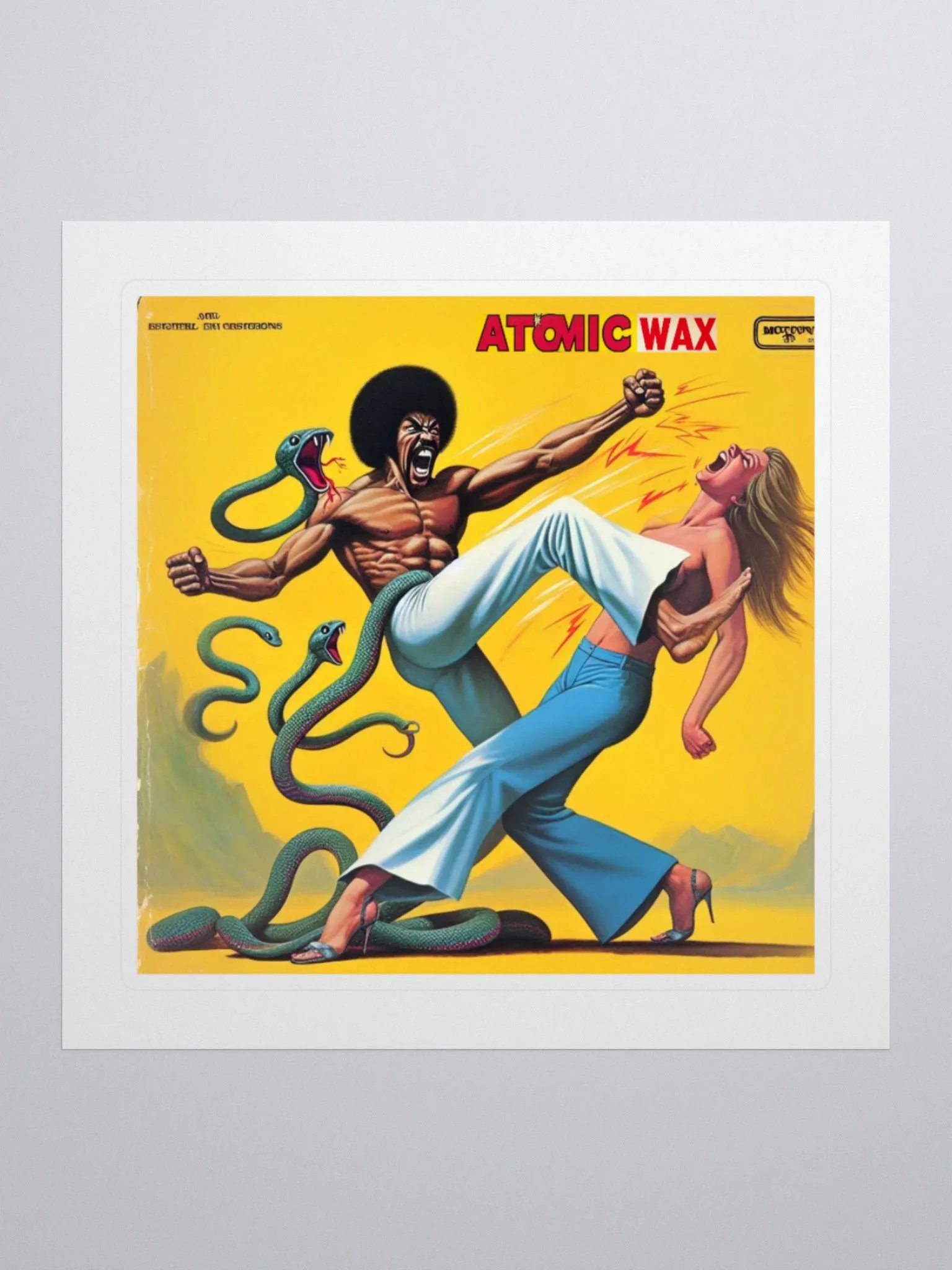 Kung Fu D*ck: Roundhouse to the Tits Sticker product image (1)