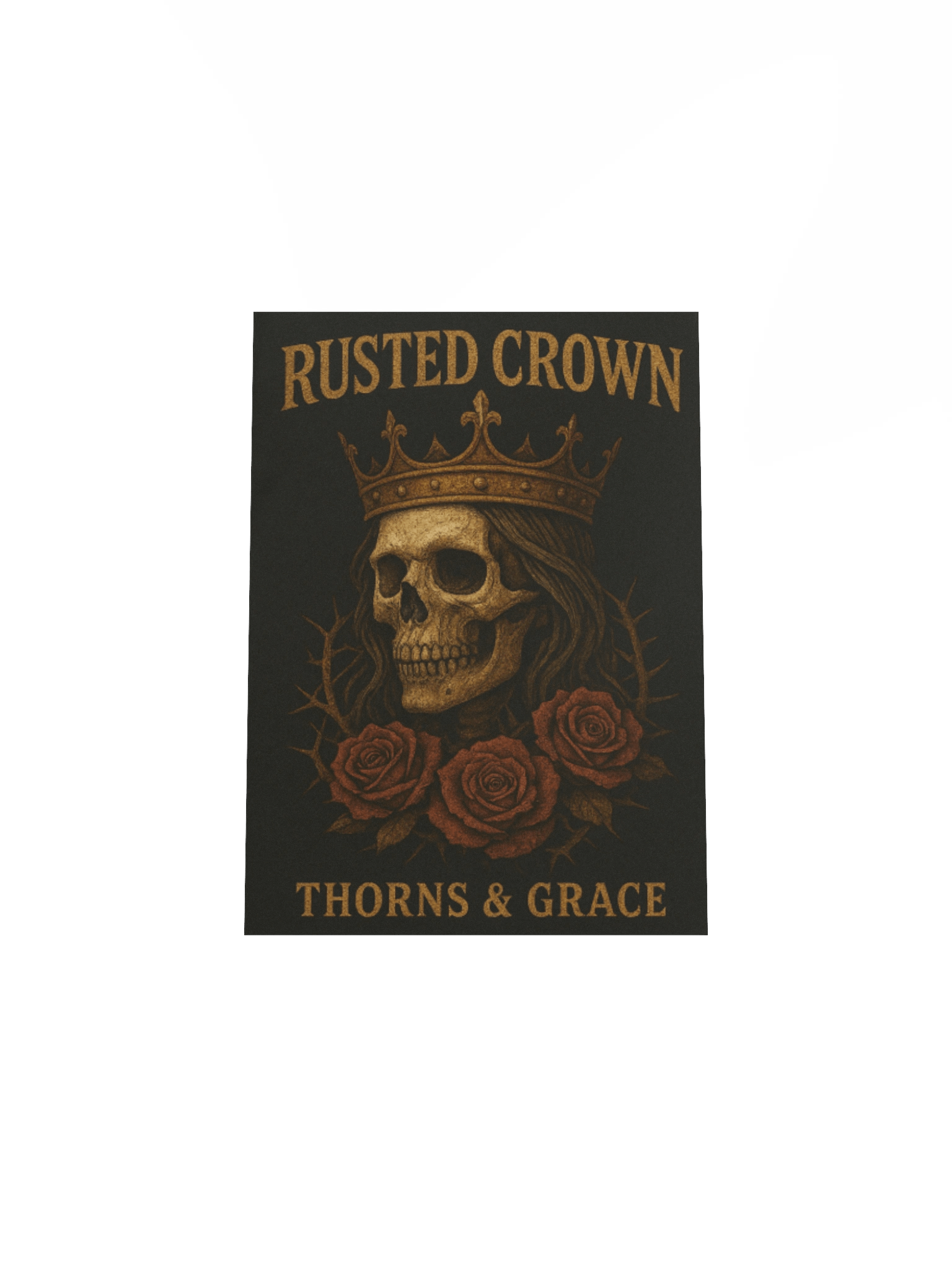 Rusted Crown Gothic Skull Poster product image (7)