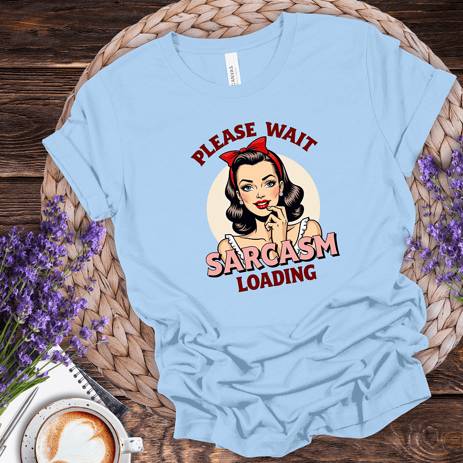 Sarcasm Loading Tee product image (10)