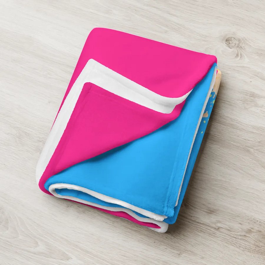 Pansexual Pride Fox Blanket (2023) product image (6)