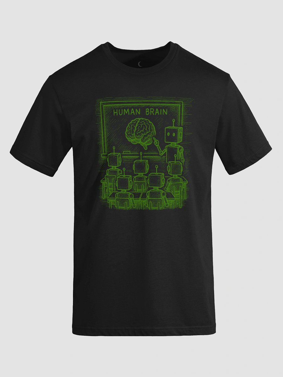 What…? Human? - Robot Classroom - Black Tee product image (8)
