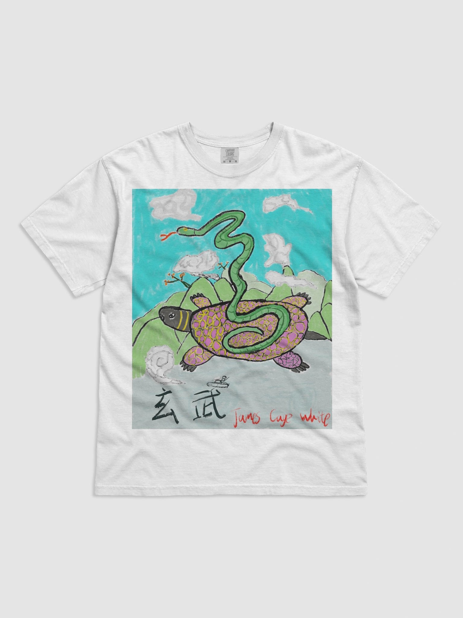 Comfort Colors Garment-Dyed Heavyweight T-Shirt: snake and turtle product image (9)