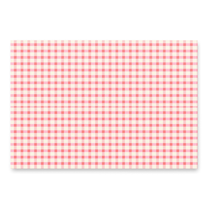 Bold Pink Gingham Gift Wrap Set (Set of 3) product image (2)