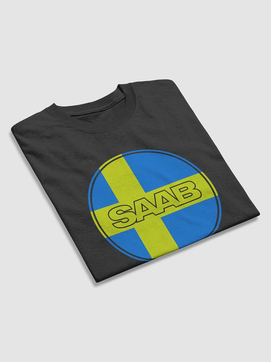 SAAB Swedish Flag Heavyweight T-Shirt product image (3)