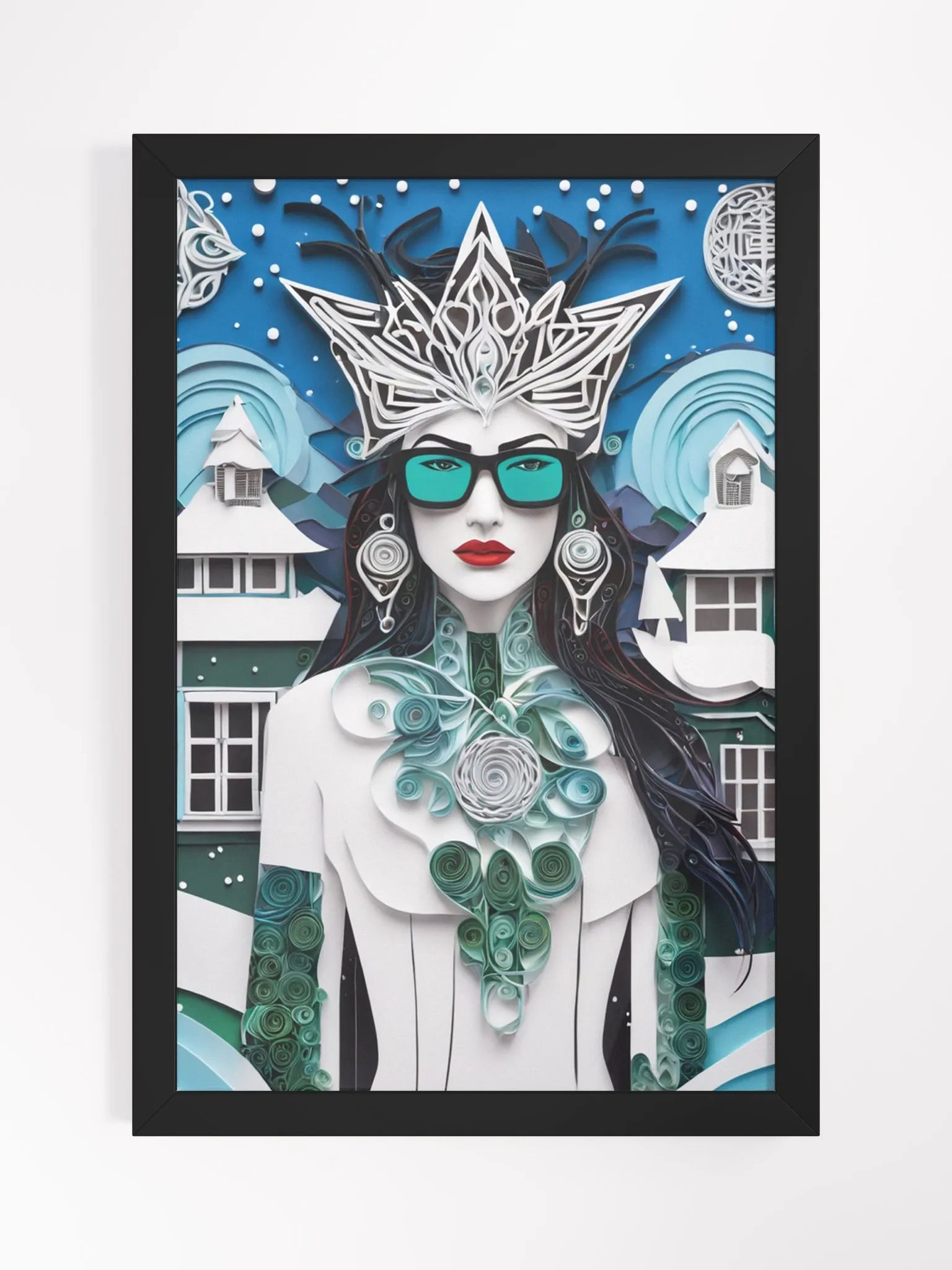 Winter Wiccan 06 - Framed Matte Poster product image (1)