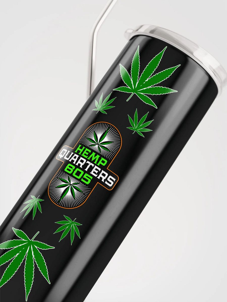 Hemp Quarters Black Steel Tumbler product image (4)