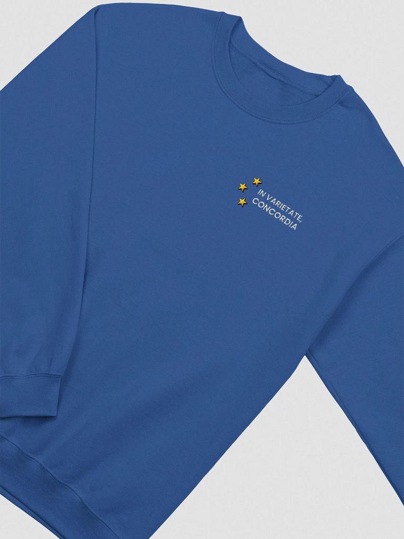 Sweatshirt, Embroidered - In Varietate, Concordia - Blue & Variants