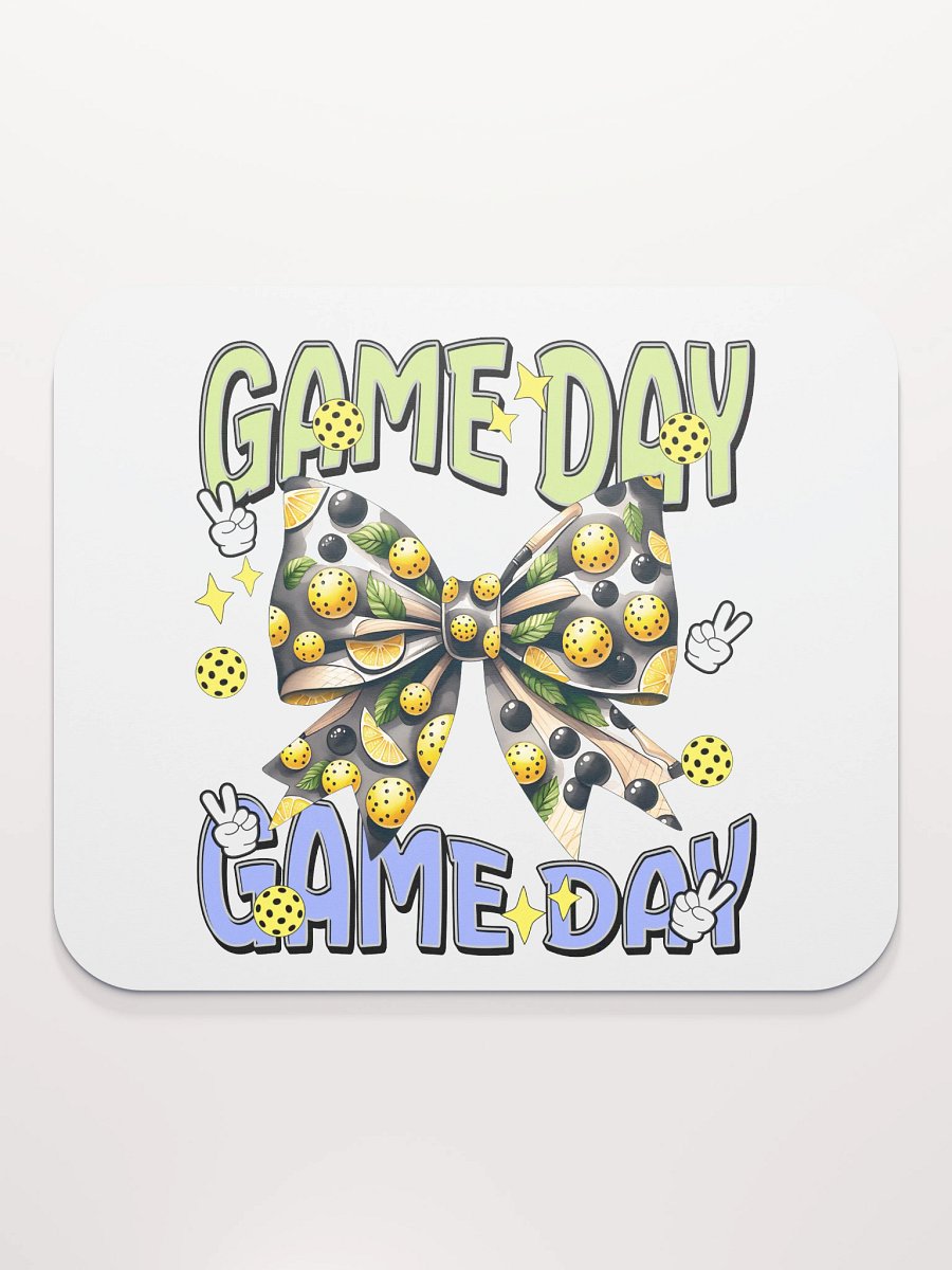 Game Day Bow Pickleball Mouse Pad product image (2)