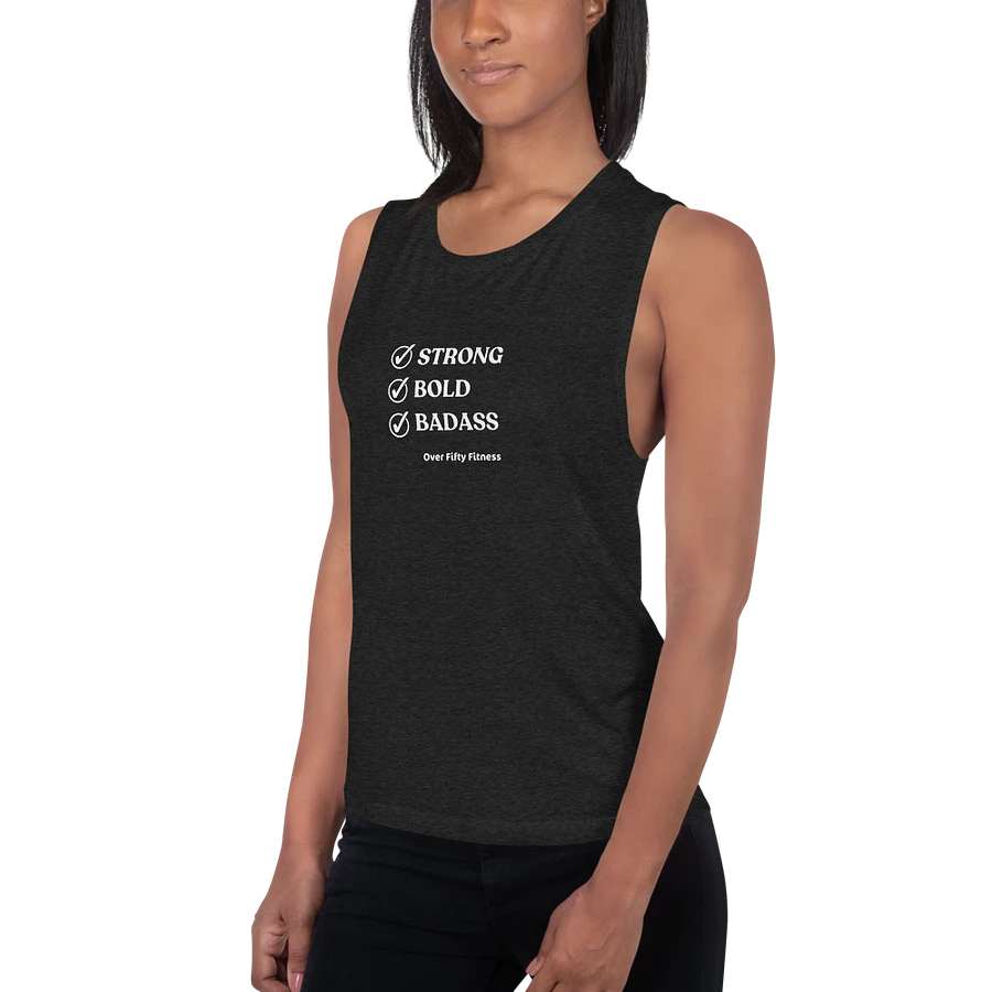 Badass - tank (white lettering) product image (5)