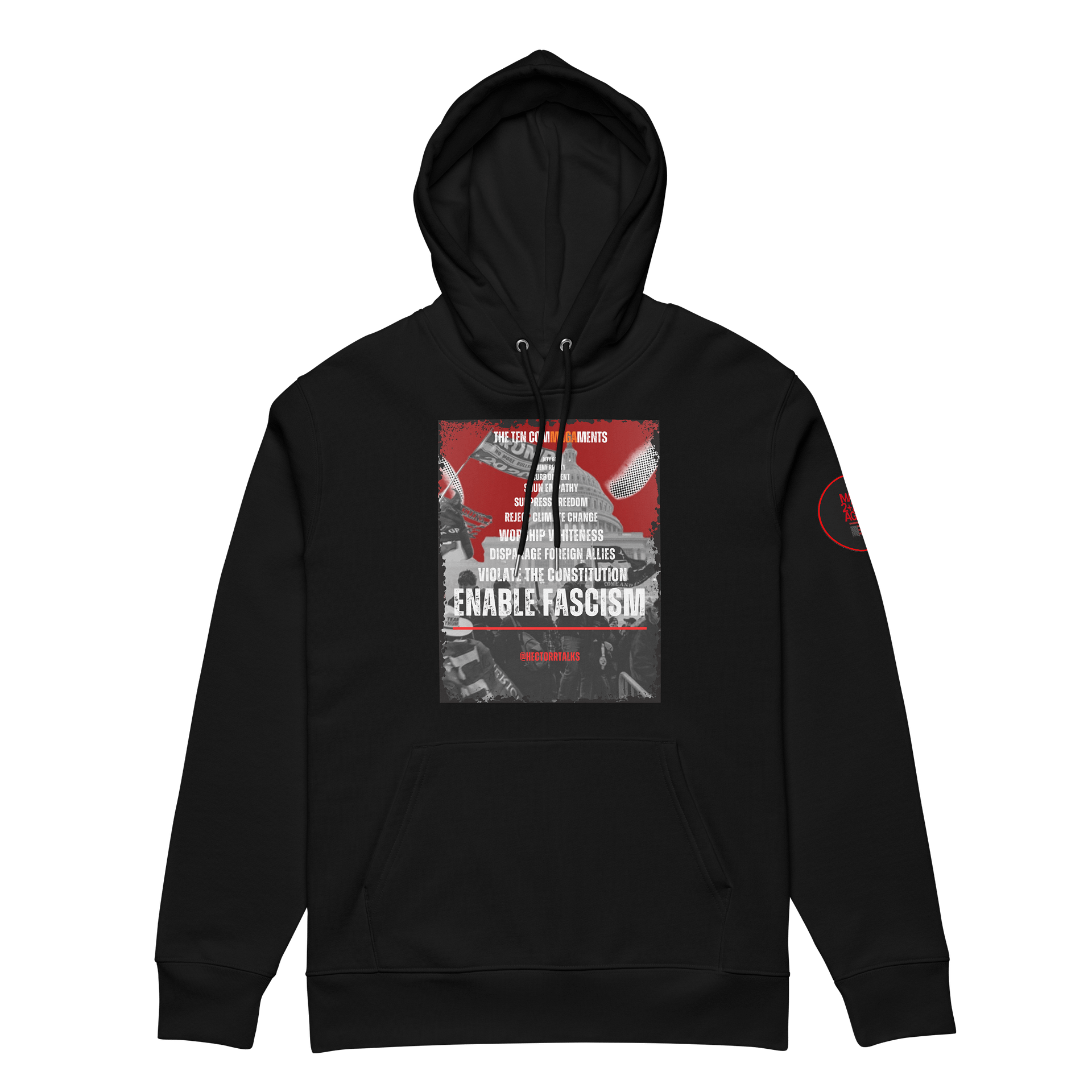 Ten ComMAGAments Premium Hoodie | D A R K product image (5)