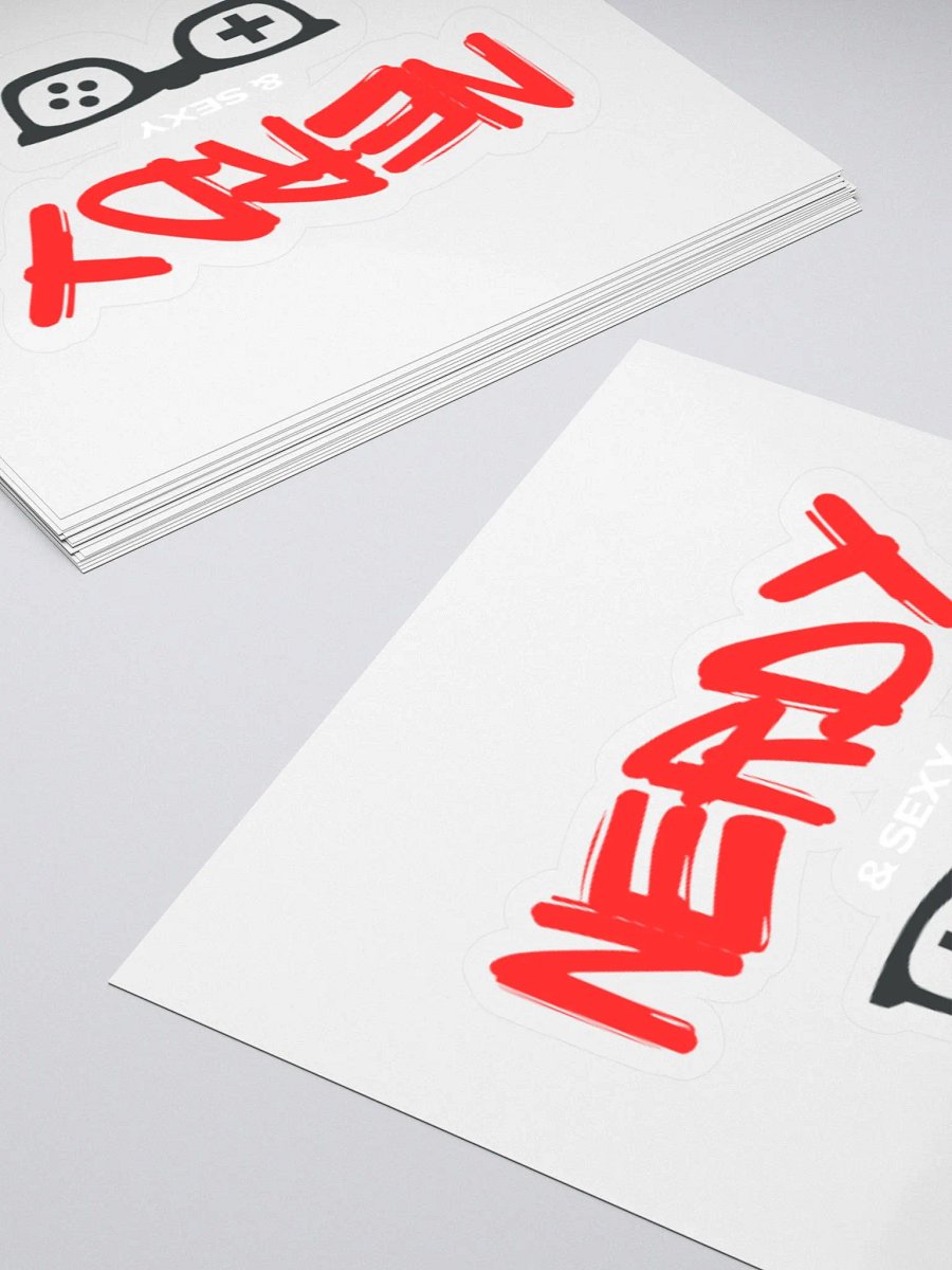 Sexy & Nerdy Red Kiss Sticker product image (4)