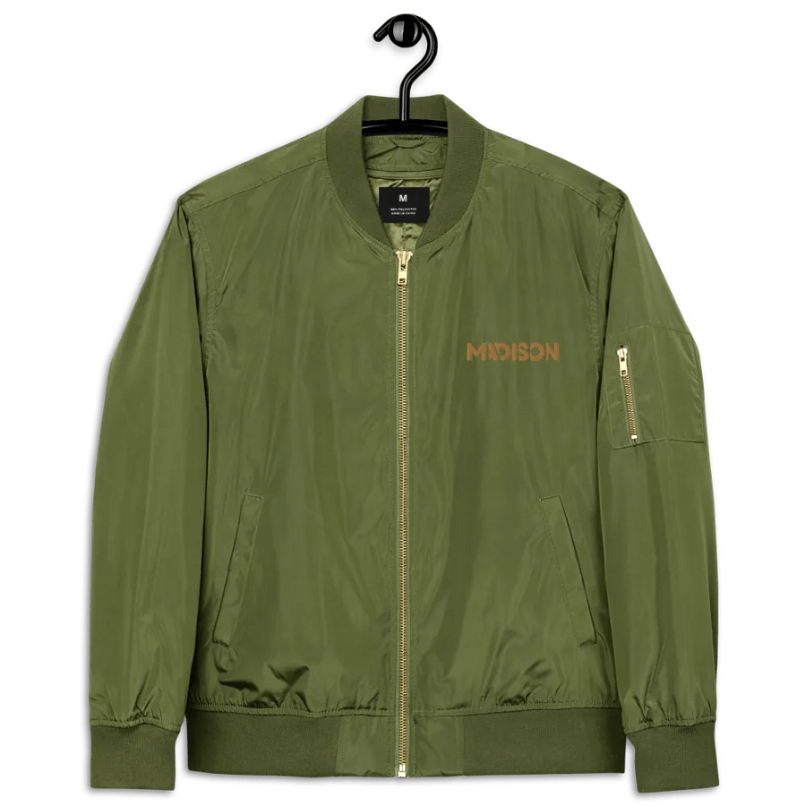 Threadfast Apparel Premium Bomber Jacket - Font Style (10) product image (5)
