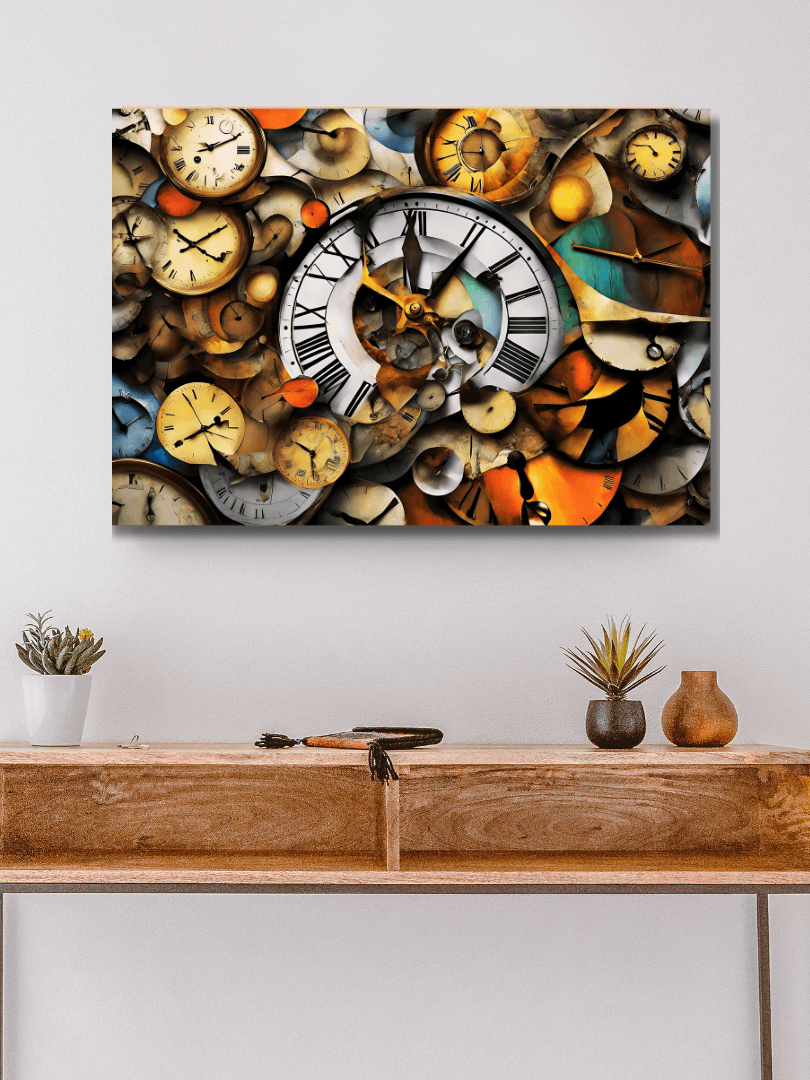 Time Confusion-16 | Canvas Artistic Wall Painting product image (3)
