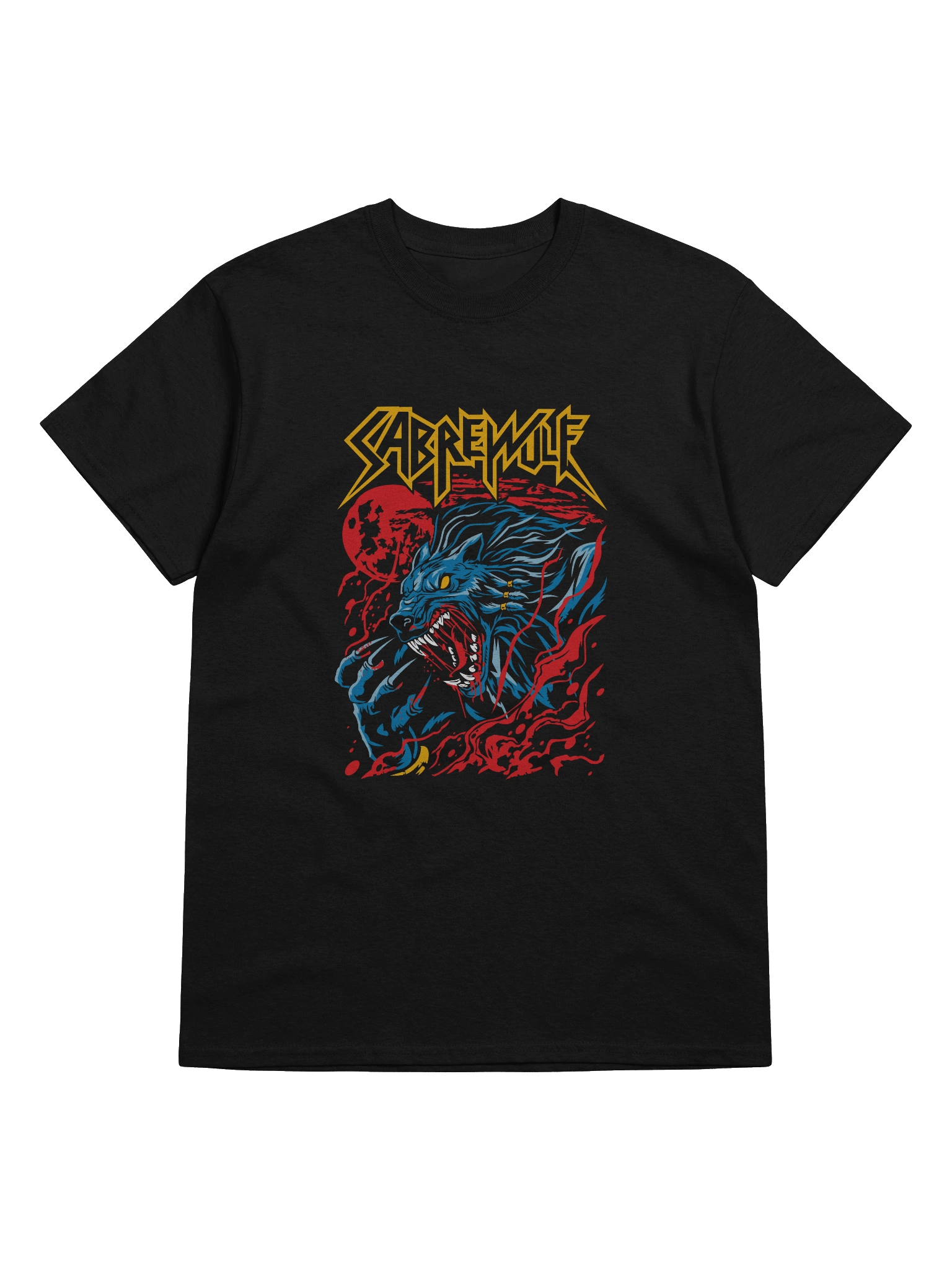 Vivid Wolf Graphic Tee product image (5)