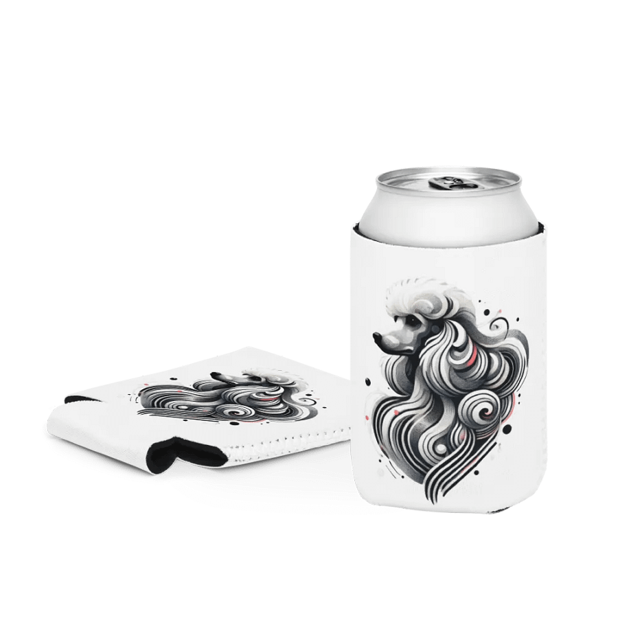 Abstract Poodle Can Cooler product image (4)