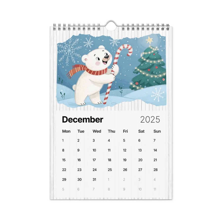 ADORABLE ANIMALS WALL CALENDAR 2025 product image (4)