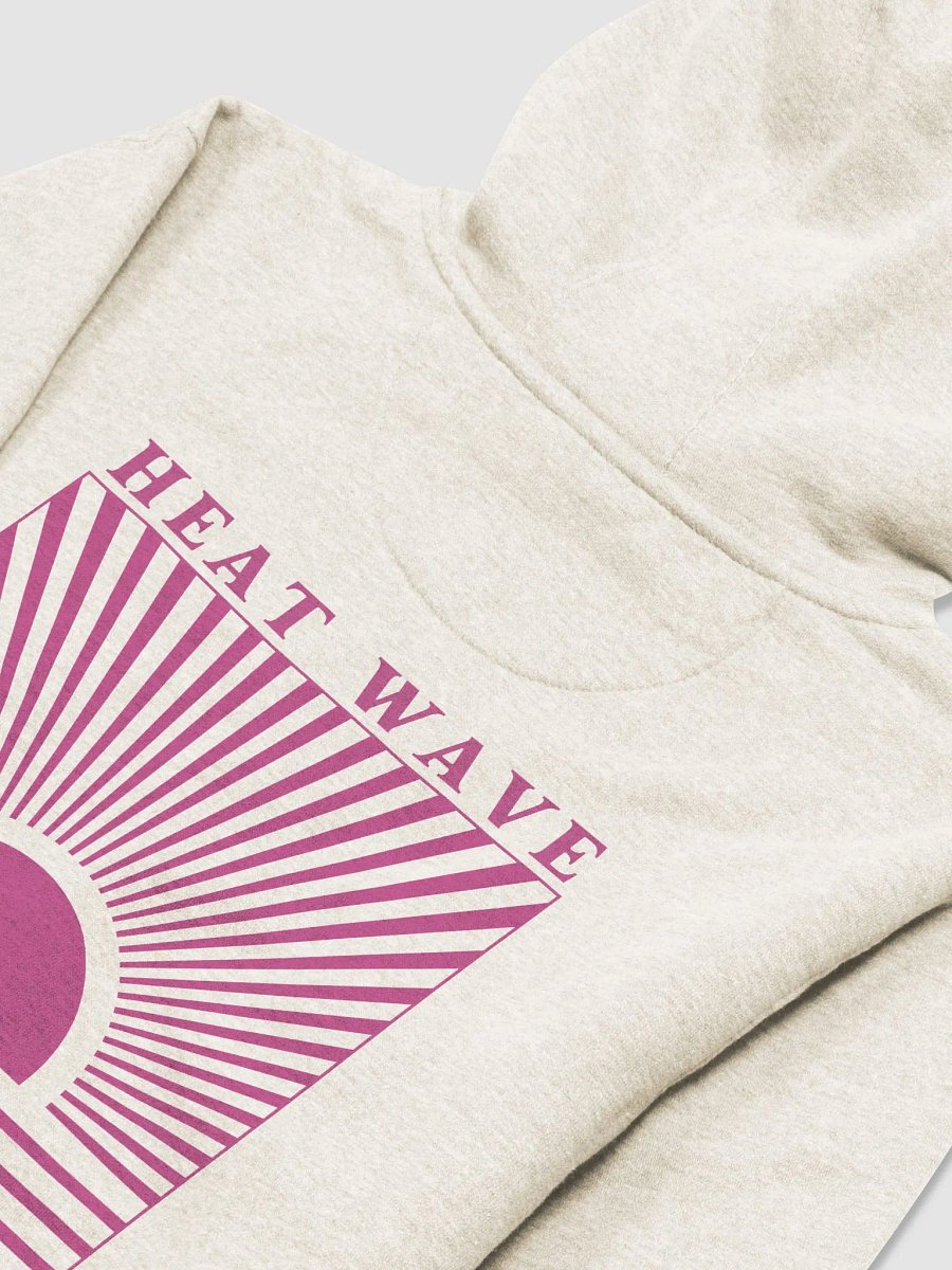 Heat Wave Retro Sunset Unisex Hoodie - Bone product image (2)