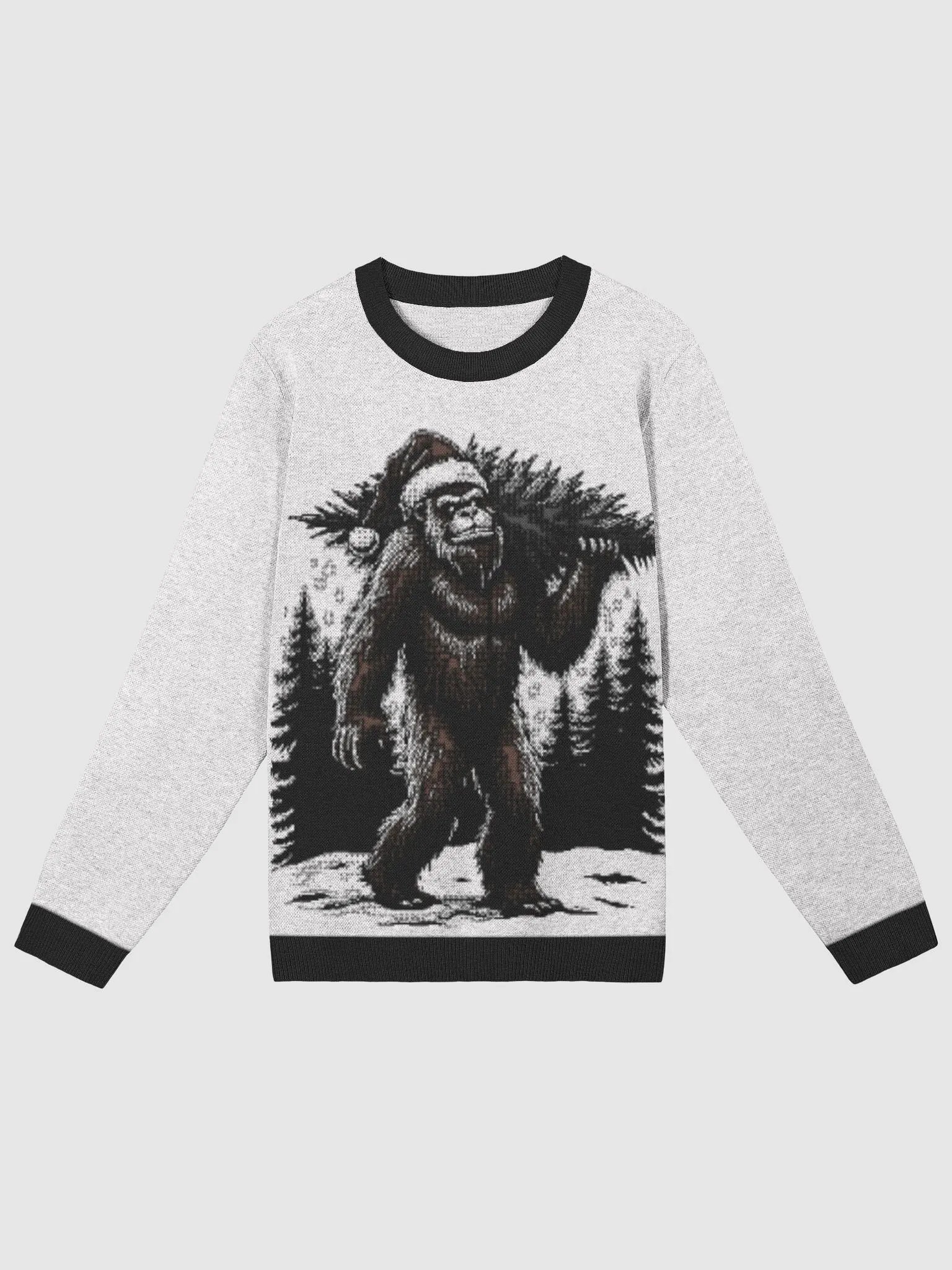 Bigfoot Christmas Jacquard Sweater product image (2)