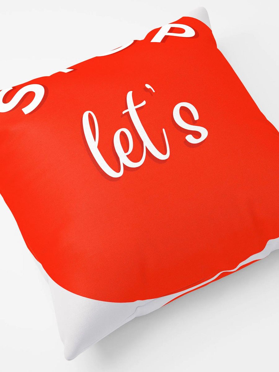 Funny let's START / STOP All-Over Print Pillow product image (7)