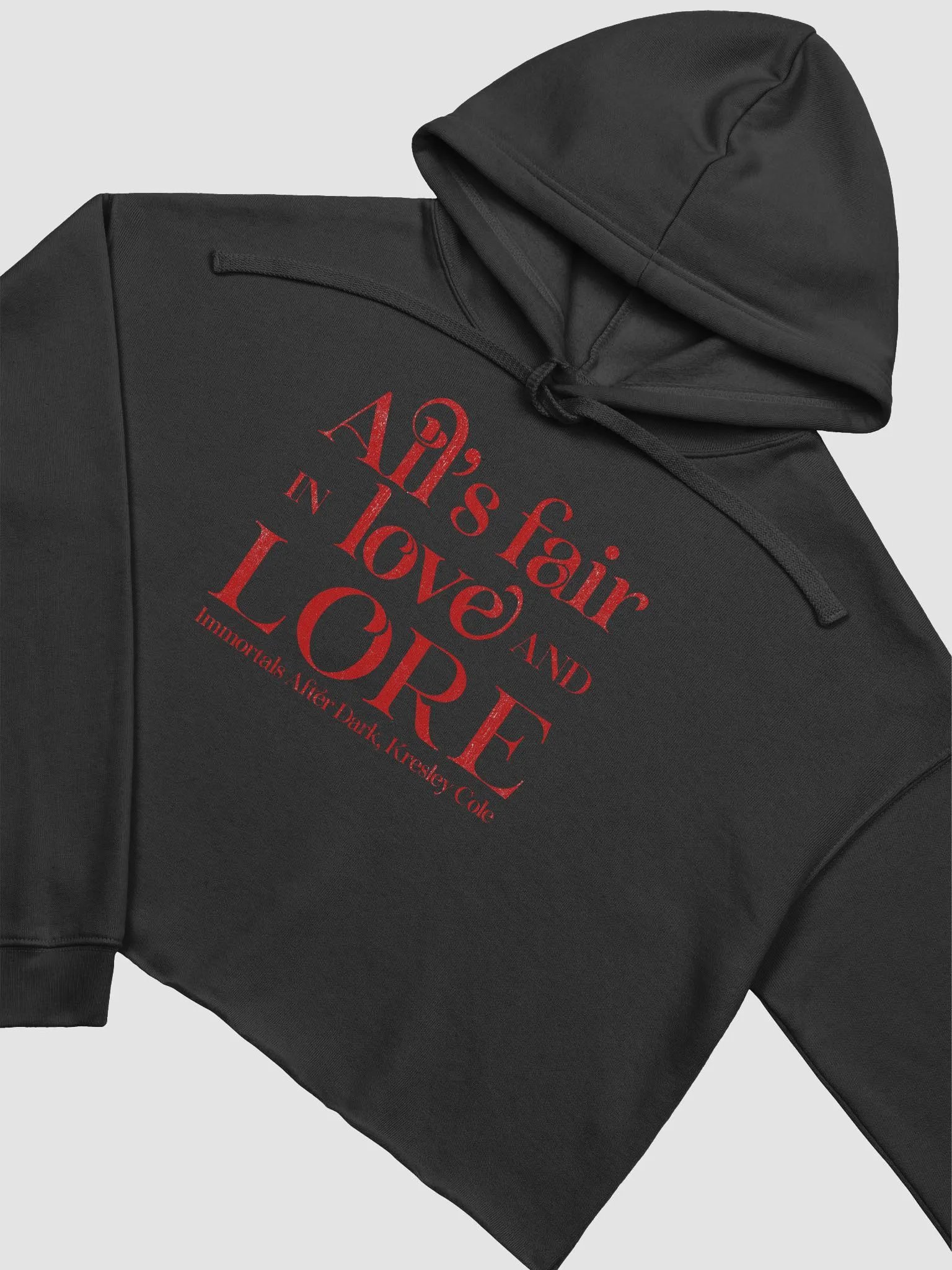 All's Fair In Love Crop Hoodie product image (3)