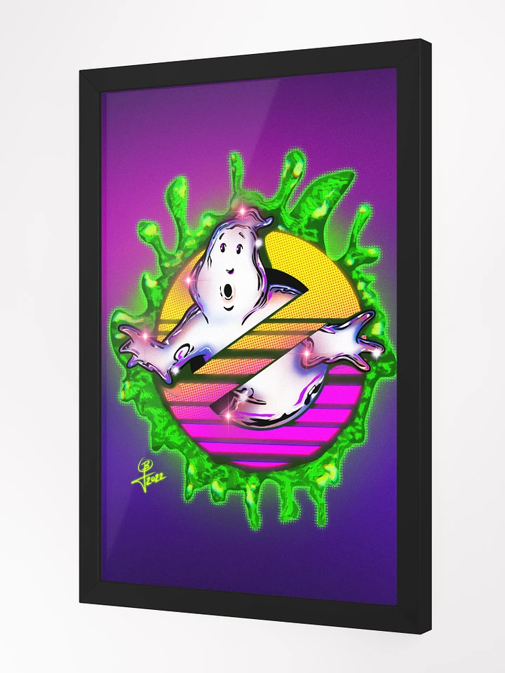 Ghostbusters vs Synthwave Framed Art product image (1)