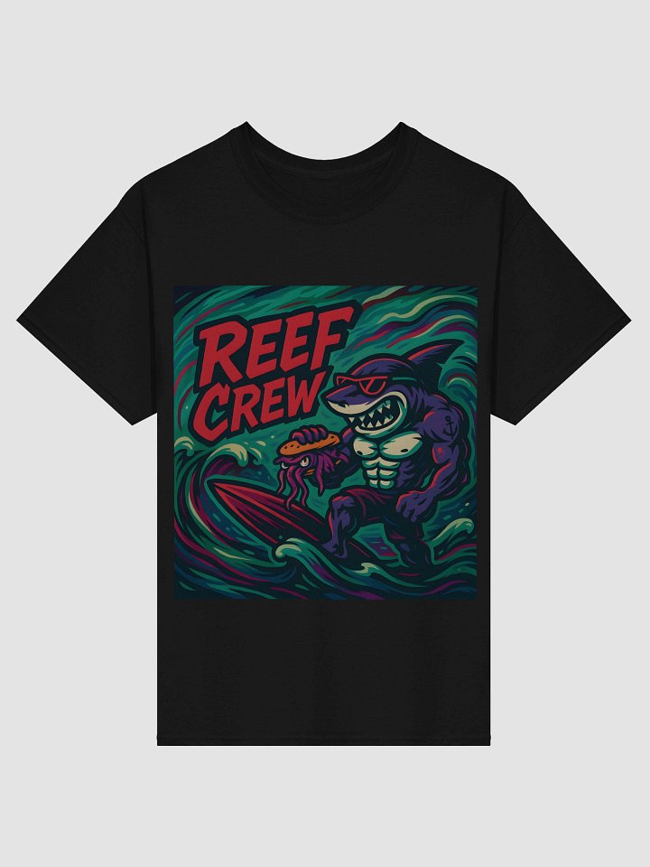 Reef Crew Snak Time Shark Surfing T-Shirt product image (1)