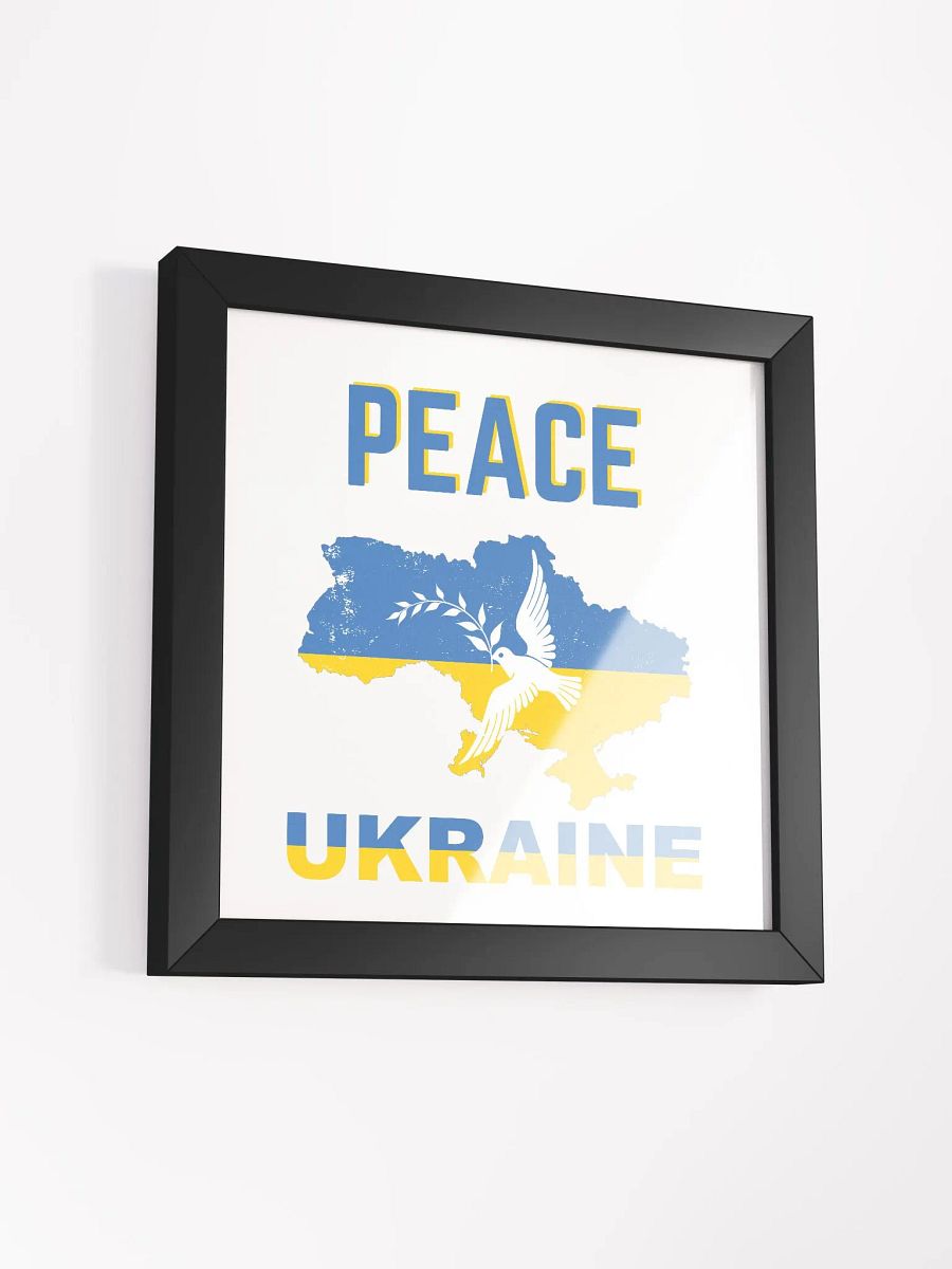 Ukrainian Peace Dove Framed Poster product image (19)