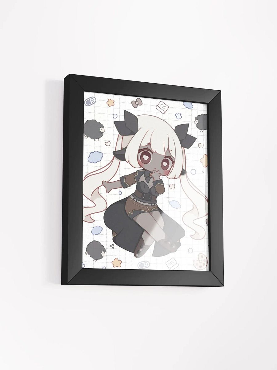 Lila Chibi Doodle Framed Matte Poster product image (2)
