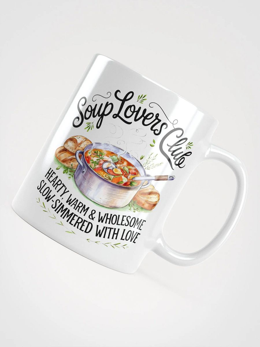Soup Lovers Club White Glossy Mug product image (11)