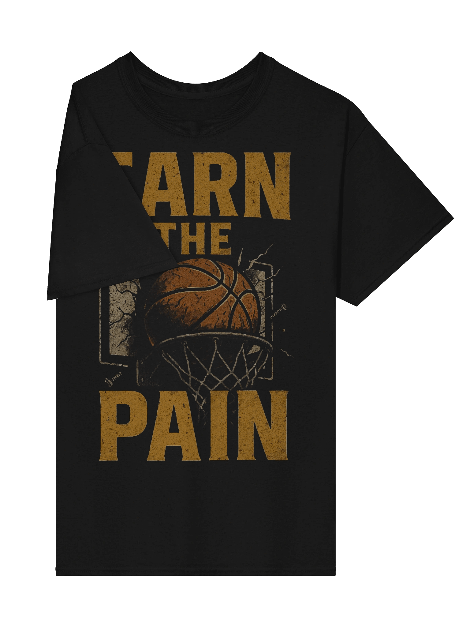 “Earn the Pain” Basketball Motivation Tee product image (4)