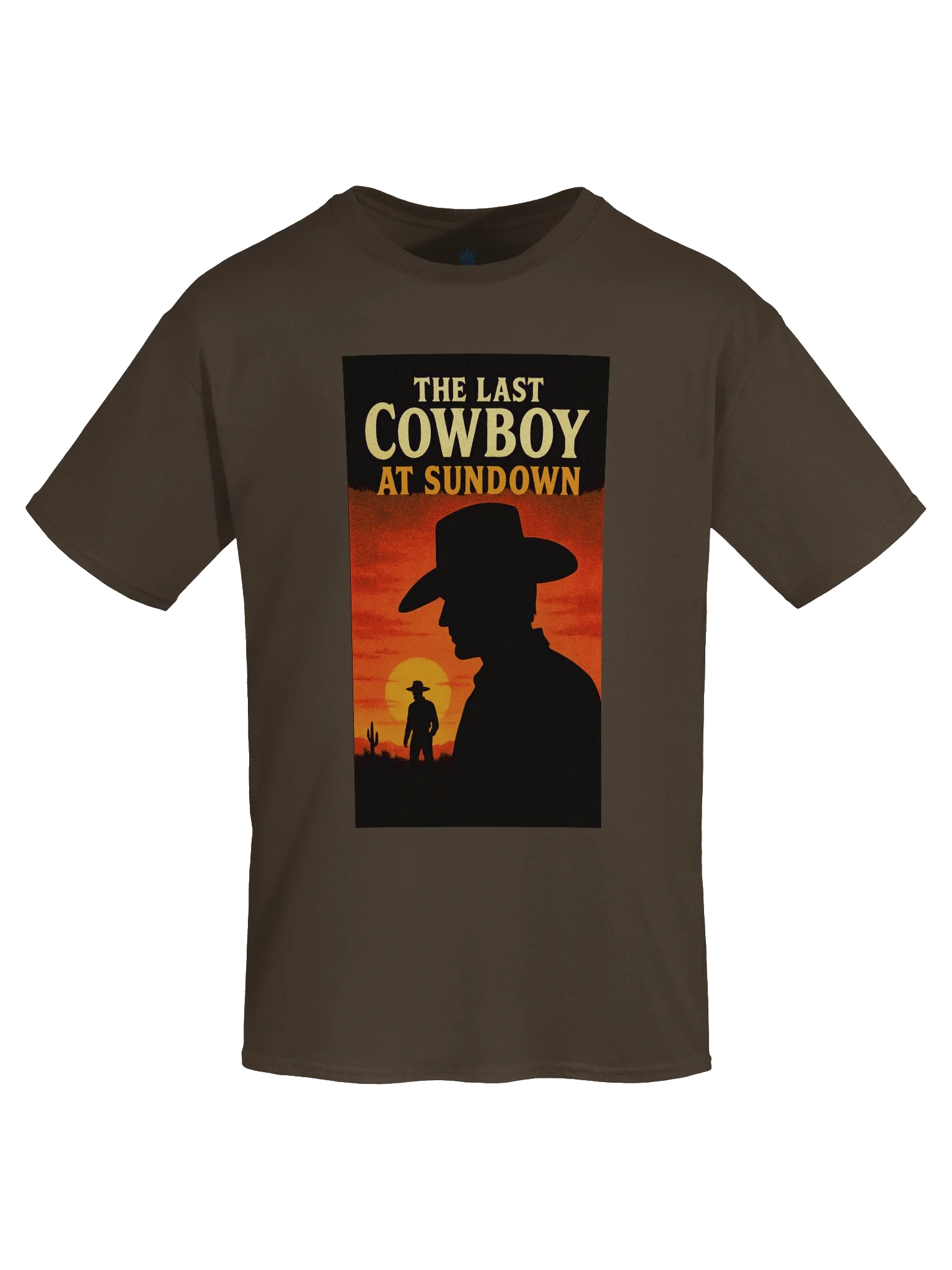 The Last Cowboy at Sundown Faux 1950's Film Poster Boxy Fit Unisex T-Shirt product image (19)
