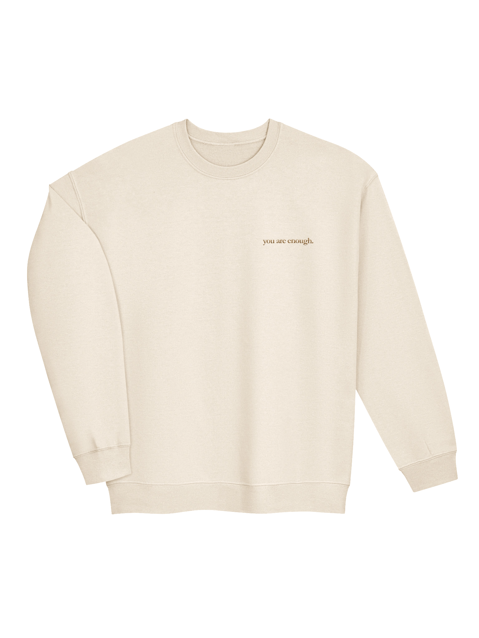 The "You Are Enough" Embroidered Crewneck product image (4)