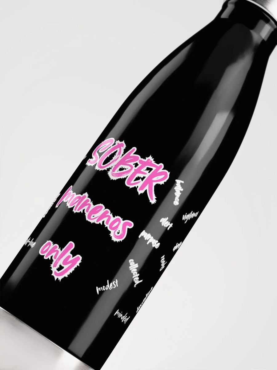 SOBER manenos only Stainless Steel Water Bottle product image (5)