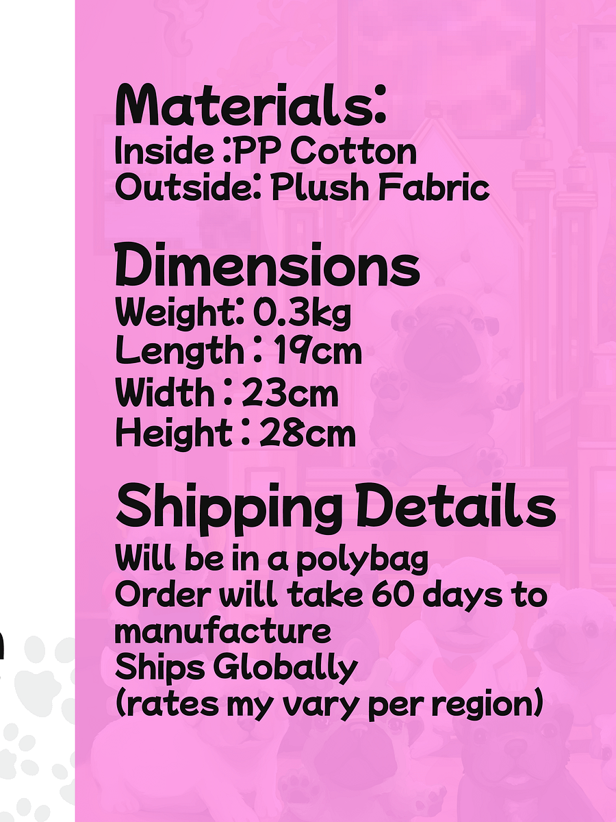 PIBBLE PLUSHIE (PRE-ORDER) product image (5)