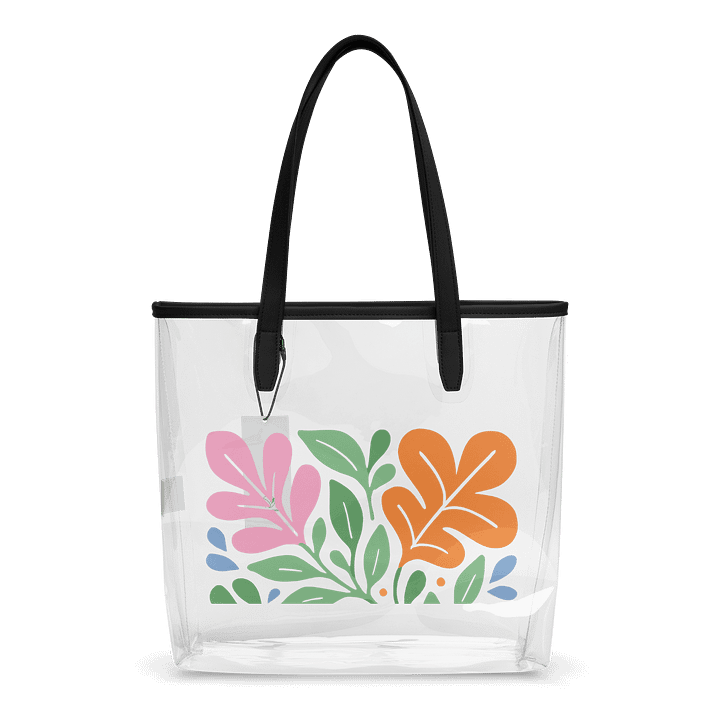 Blossom Burst Clear Tote product image (2)