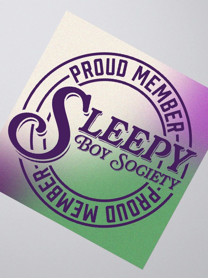 Sleepy Boy Sticker product image (2)