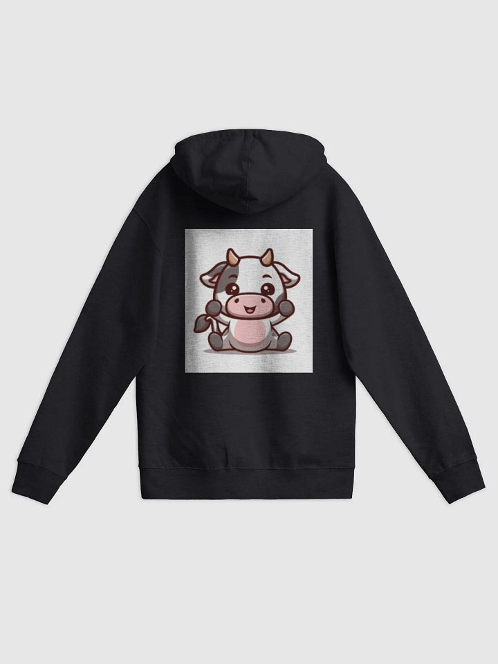 Cute Cartoon Cow Zip-Up Hoodie product image (2)