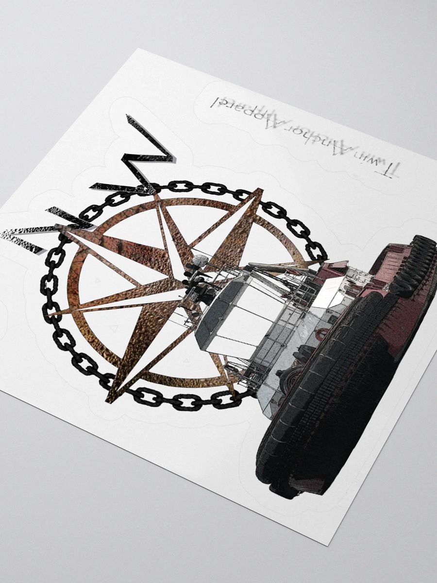 PNW Compass Rose Kiss Cut Stickers product image (9)