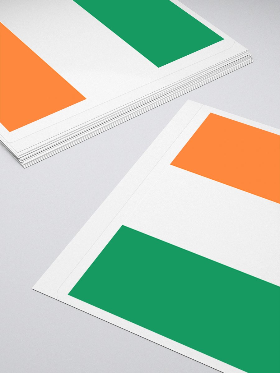 Ireland Flag Sticker | Green White Orange Design | Durable Vinyl | 3 Sizes product image (11)