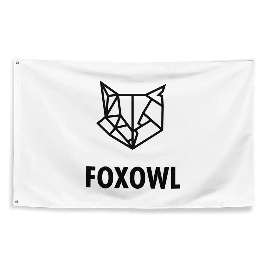 FOXOWL FLAG (WHITE) product image (2)