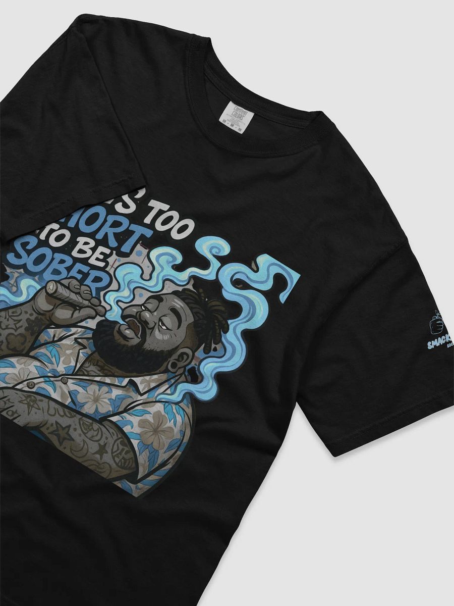 Funny Stoner Shirt- "Life's Too Short to Be Sober" Stoner T-Shirt product image (15)