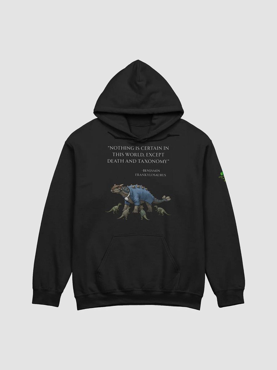 Benjamin Frankylosaurus - Death and Taxonomy Funny Historical Dino Hoodie product image (1)