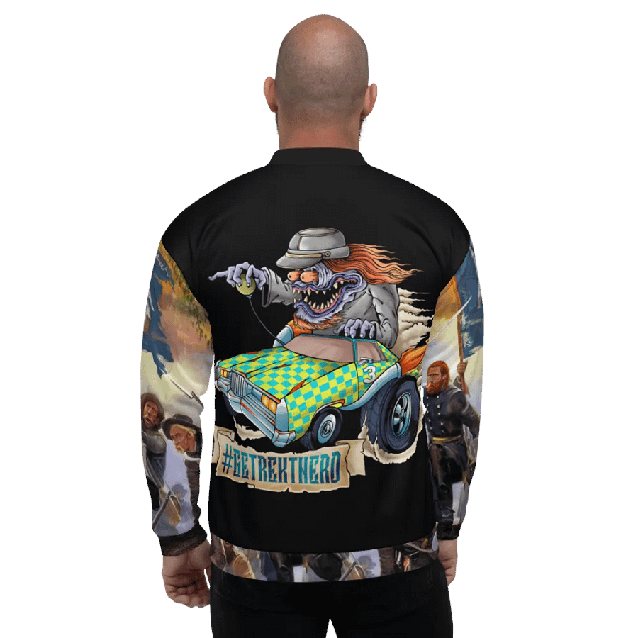 RadRat/7th LA Combo Bomber Faux Leather Jacket product image (6)