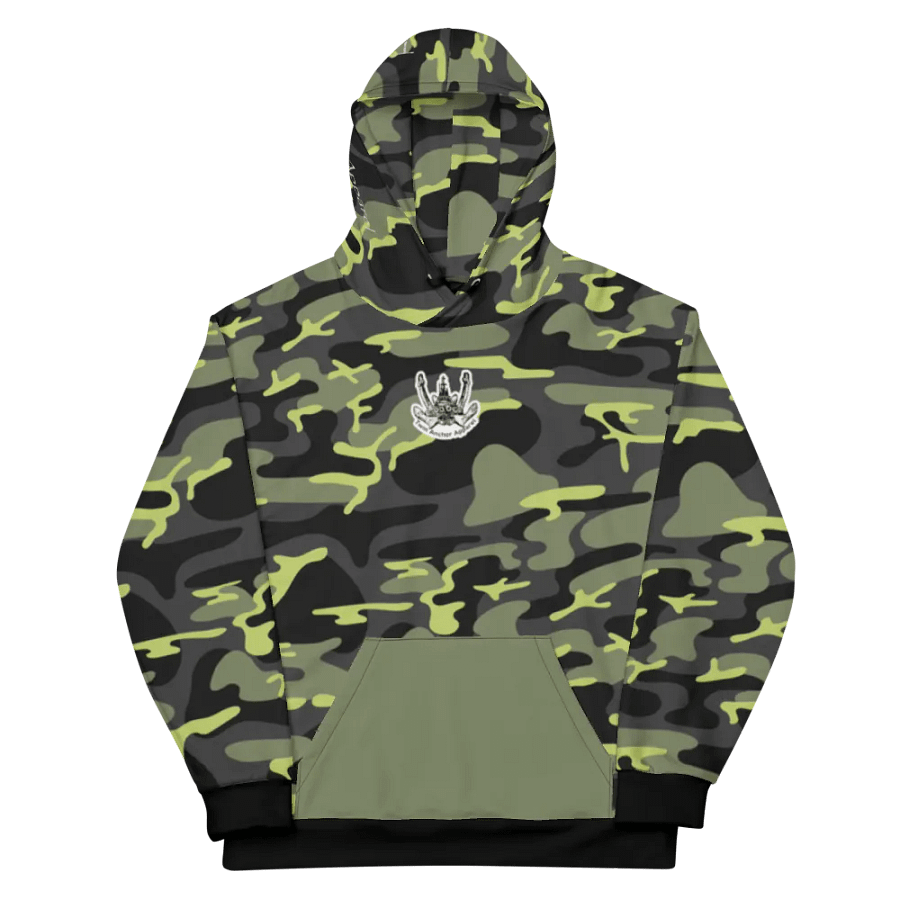 Green Camouflage Anchor Hoodie product image (10)